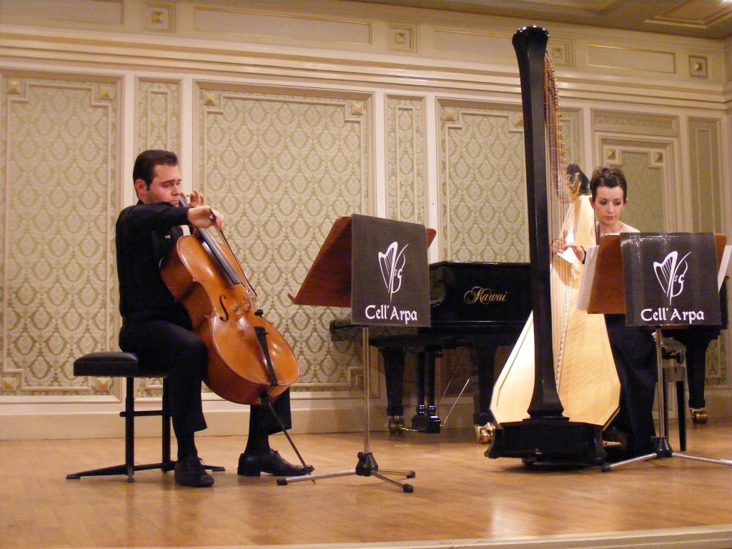 Mladen Spasinovici – violoncel și Roxana Moișanu – harpă | Recital Ateneul Român