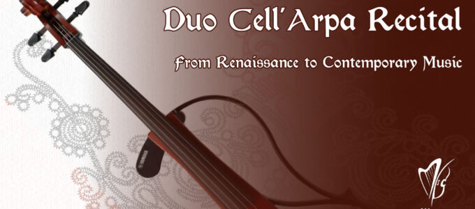 Duo Cell'Arpa Recital Ghimbav 2022 Mladen Spasinovici cello and Roxana Moisanu harp