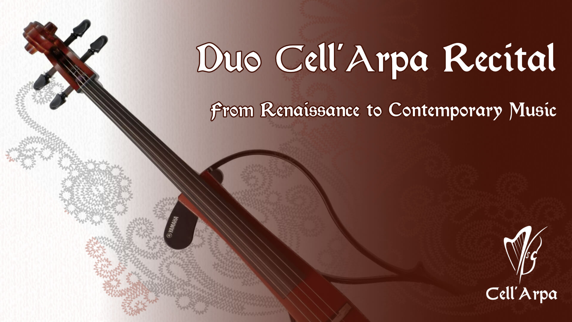 Duo Cell'Arpa Recital Ghimbav 2022 Mladen Spasinovici cello and Roxana Moisanu harp